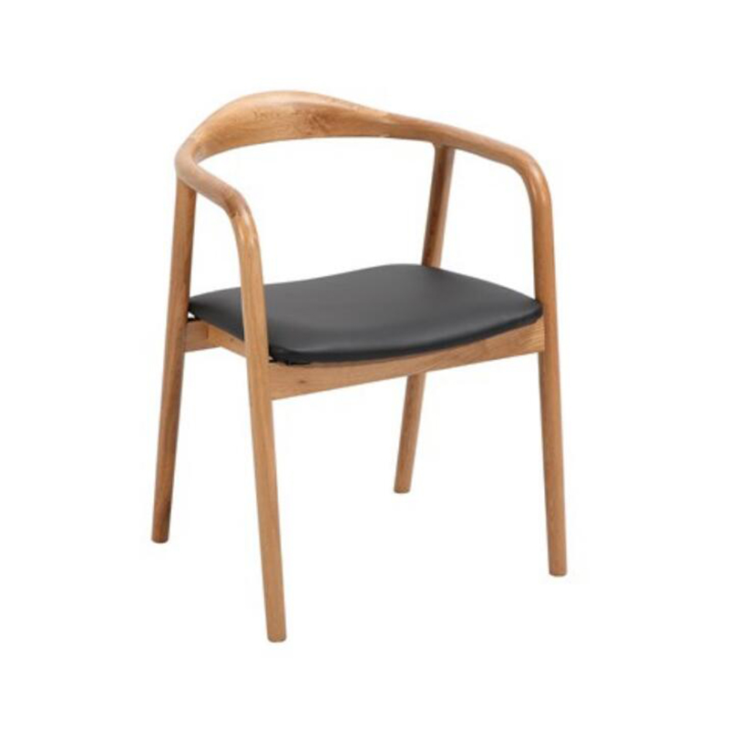 Artisanal Beech Dining Upholstered Chair