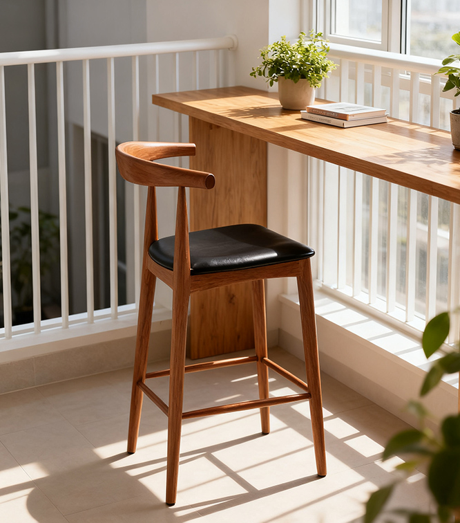 Wood Bar Stool